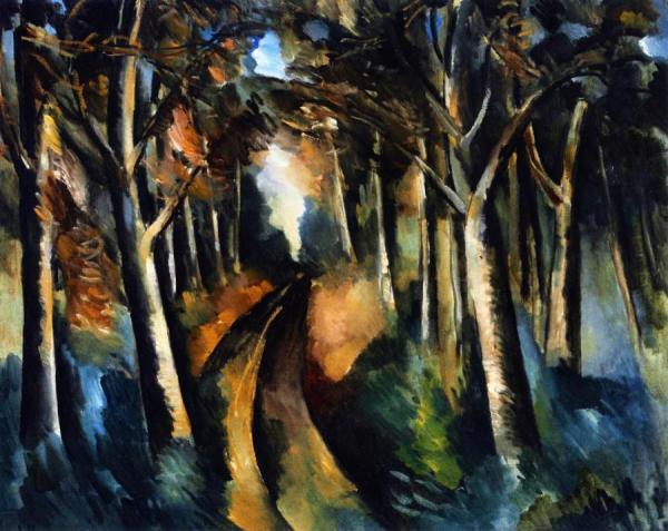Woods Near Jonchère by Maurice De Vlaminck