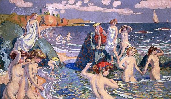 Baigneuses Au Petit Temple by Maurice Denis