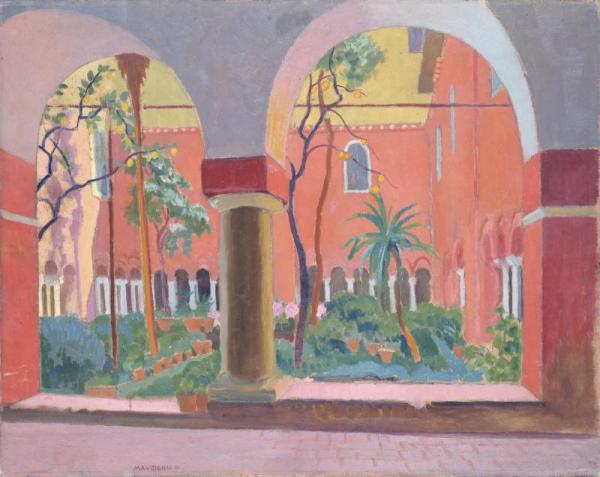 Cloister Of St. Laurence In Rome by Maurice Denis