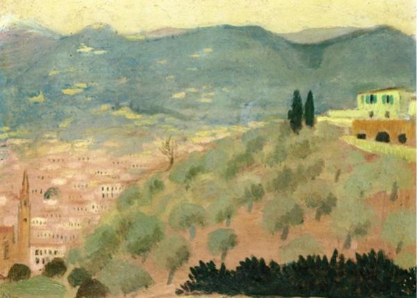 Forentice Landscape, Viale Dei Colli by Maurice Denis Oil Painting Reproductions