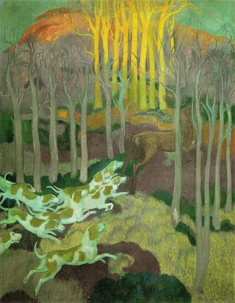 La Légende De Saint-hubert by Maurice Denis Oil Painting Reproductions