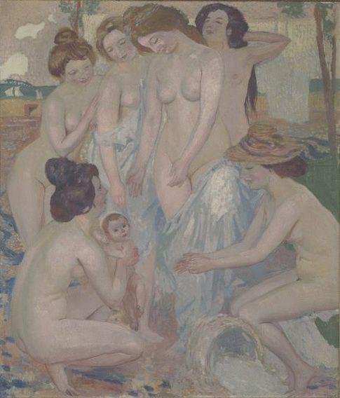 Moïse Sauvé Des Eaux by Maurice Denis