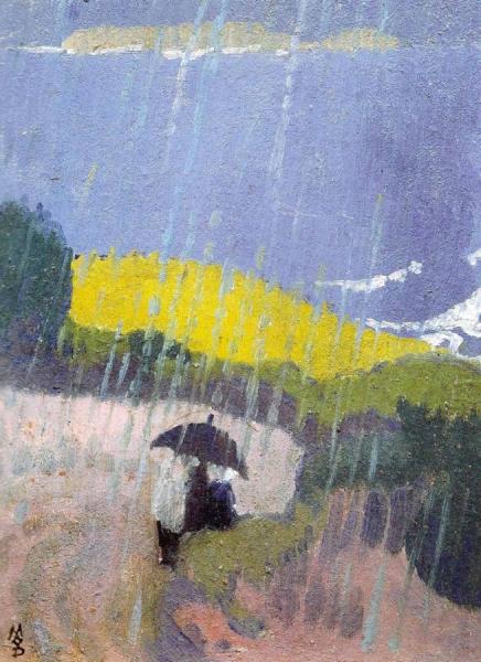 Pluie En Bretagne by Maurice Denis