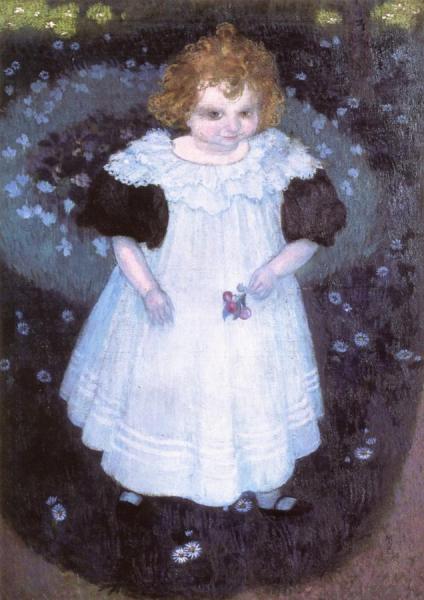 Portrait Of Jacqueline Fontaine by Maurice Denis