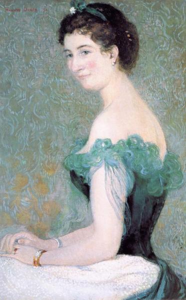 Portrait Of Madame Marie-louise Jouin by Maurice Denis