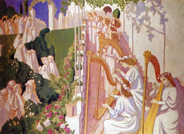 Procession De Fete Dieu by Maurice Denis