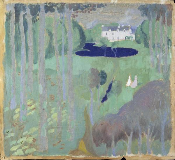 Residence With A Pond by Maurice Denis