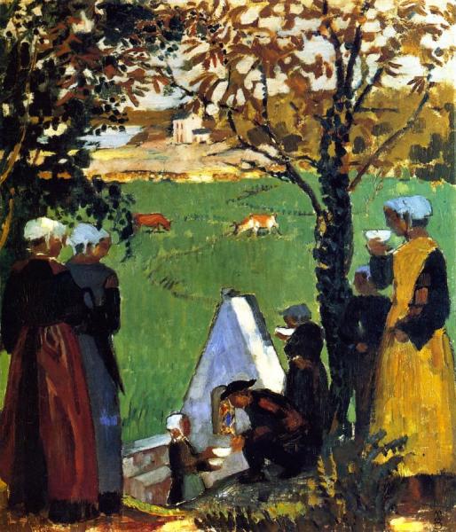 Sacred Spring In Guidel by Maurice Denis