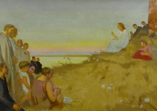 Sermon On The Mount by Maurice Denis Oil Painting Reproductions
