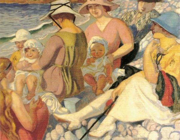 Sur La Plage by Maurice Denis