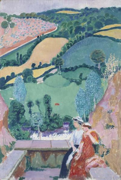 Terrace At Tonquédec by Maurice Denis