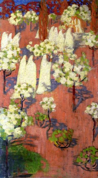 Virginal Spring (flowering Apple Trees) by Maurice Denis