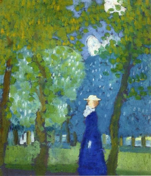 Woman In Blue by Maurice Denis