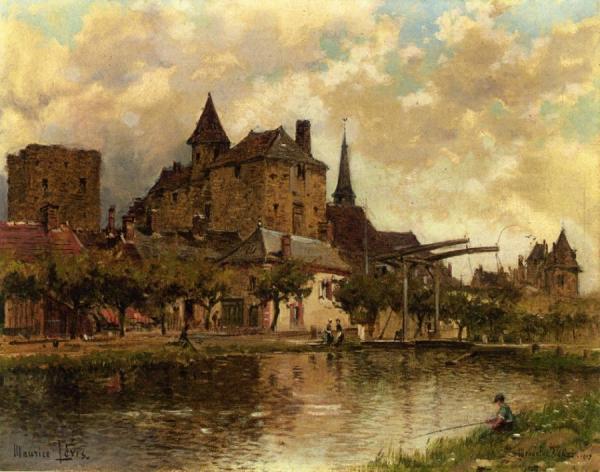 The Chateau At Mennetou-sur-cher by Maurice Levis