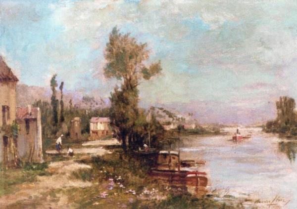 The Seine Upstream Of Herblay by Maurice Levis