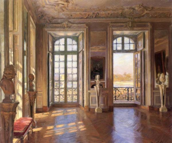 The Hall Of The Dauphin At Versailles by Maurice Lobre
