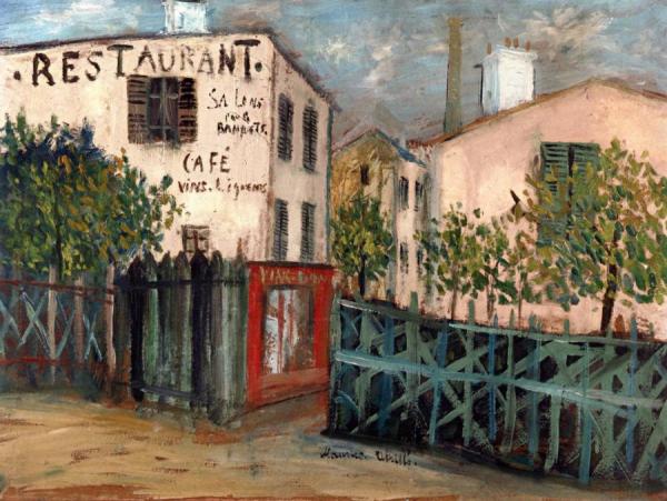 A Corner Of The Butte Montmartre by Maurice Utrillo
