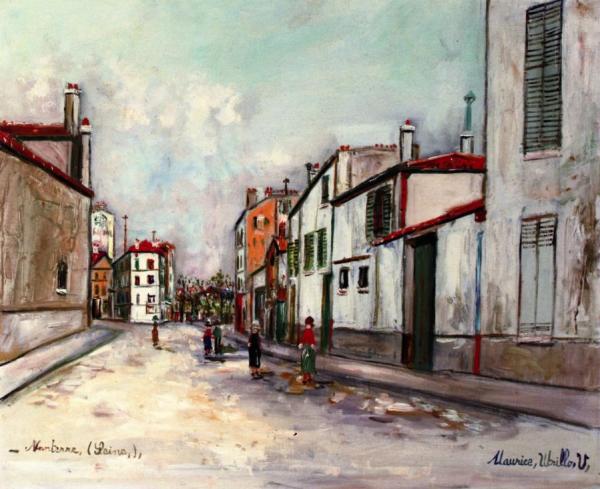 A Street In Nanterre by Maurice Utrillo