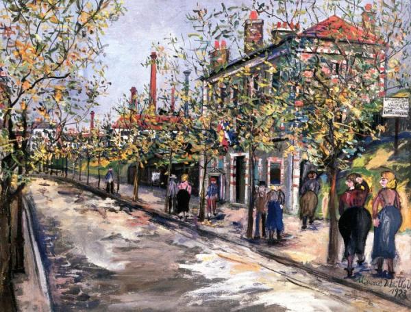 Avenue Des Ternes, Porte De Champerret by Maurice Utrillo