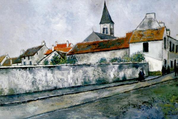Avenue Des Tilleuls, Montmagny by Maurice Utrillo