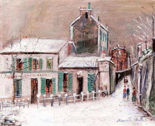 Cabaret Du Lapin Agil by Maurice Utrillo