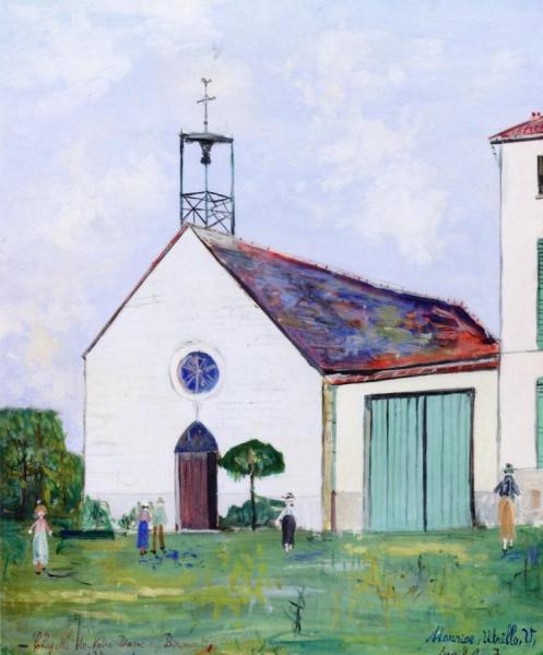 Chapelle De Notre-dame De Bermont (vosges) by Maurice Utrillo