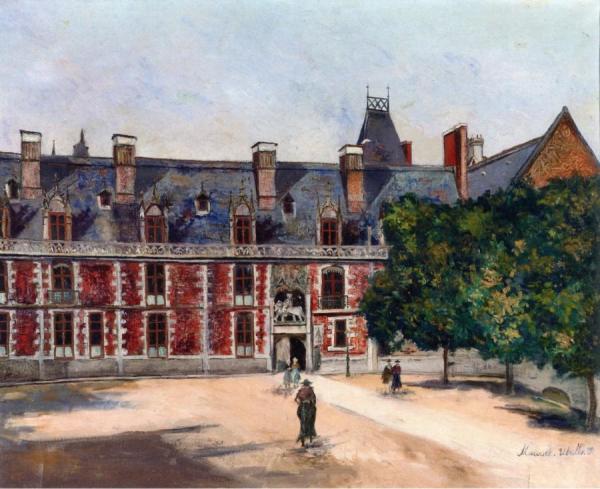 Château De Blois by Maurice Utrillo Oil Painting Reproductions