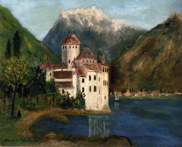 Château De Chillon (switzerland) by Maurice Utrillo