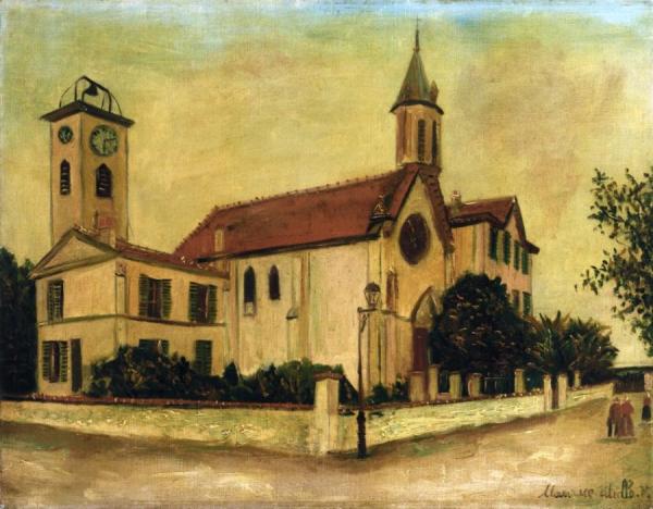 Church In Beaulieu by Maurice Utrillo