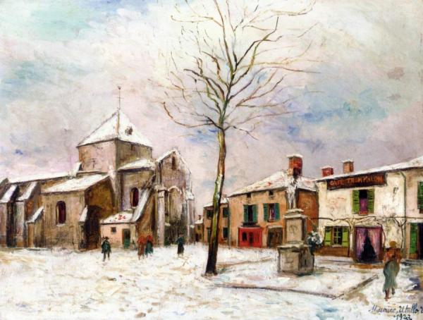 Church In Bessines by Maurice Utrillo