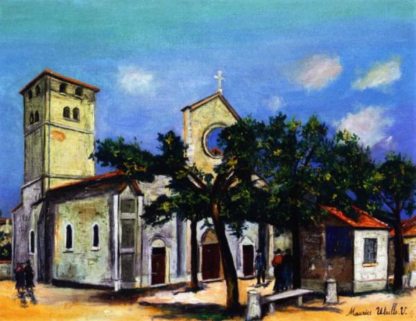 Church In Provence by Maurice Utrillo