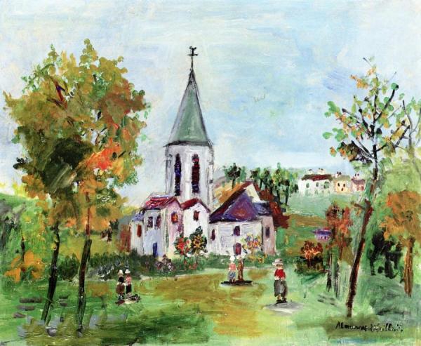 Country Church by Maurice Utrillo