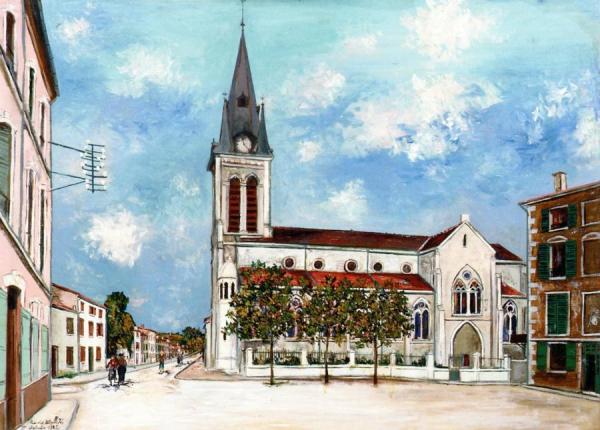 Eglise D'anse by Maurice Utrillo Oil Painting Reproductions