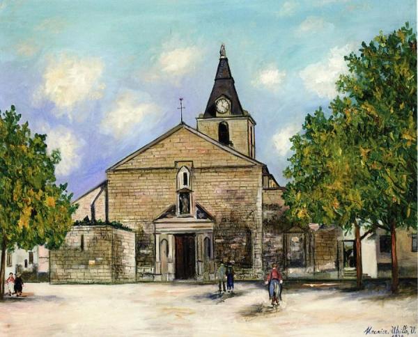 Eglise De La Mayore In Arles by Maurice Utrillo