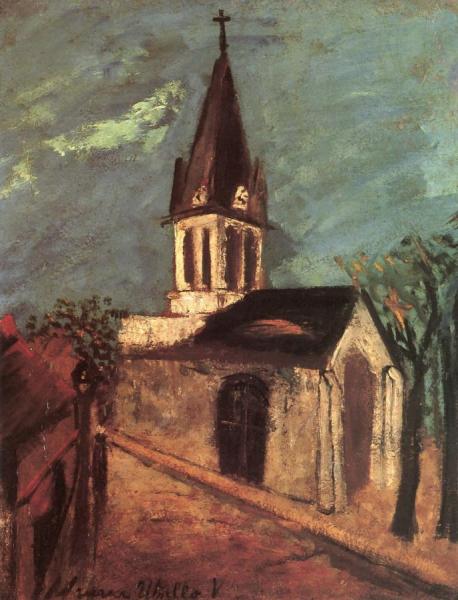 Eglise De Marolles by Maurice Utrillo