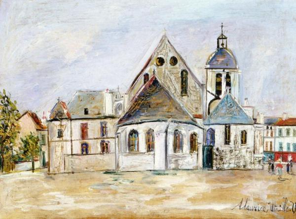 Eglise De Pontoise by Maurice Utrillo