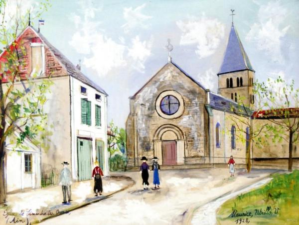 Eglise De Simandre-les-ormes by Maurice Utrillo