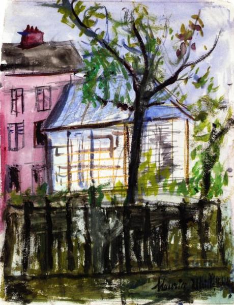 House In Montmartre by Maurice Utrillo