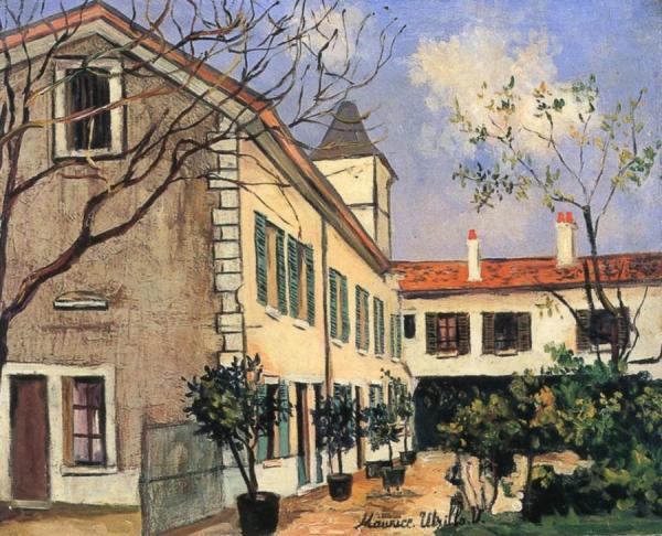 Houses In The Trees by Maurice Utrillo