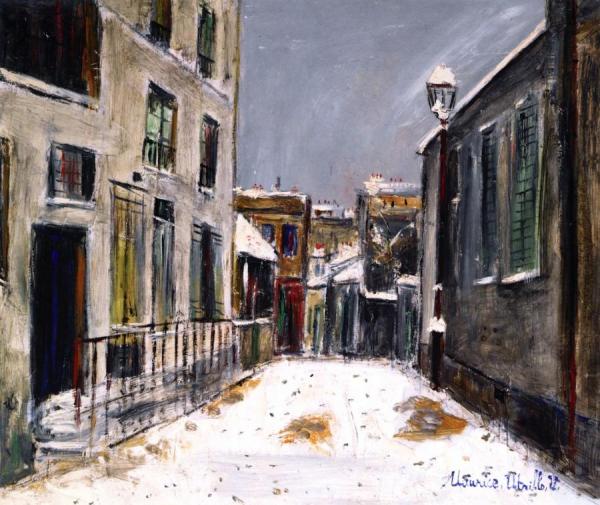 Impasse Trainée à Montmartre by Maurice Utrillo