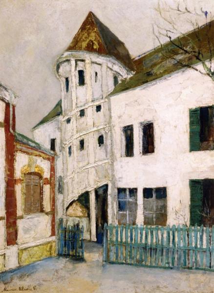 L'escalier De La Reine Berthe In Chartres (eure-et-loir) by Maurice Utrillo