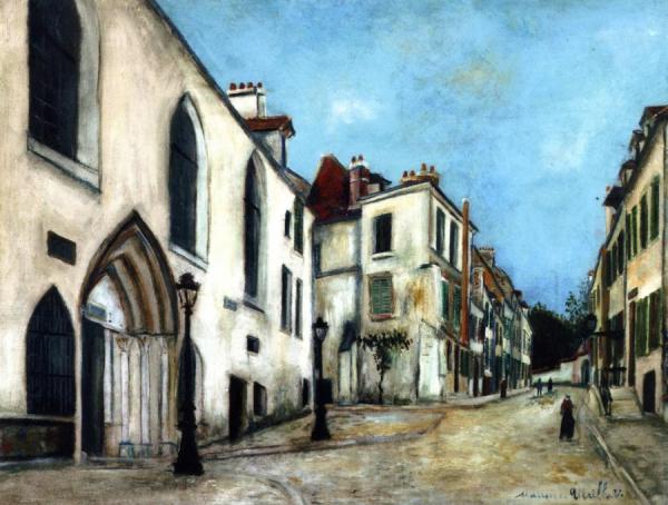 L'hôpital De Provins (seine-et-marne) by Maurice Utrillo