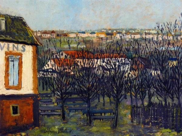 La Butte Pinson à Montmagny by Maurice Utrillo