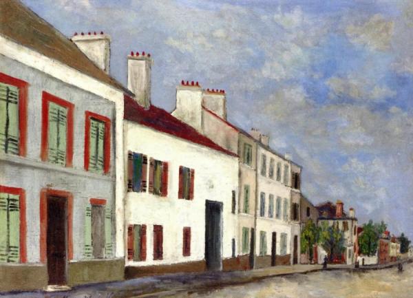 La Grande-rue à Argenteuil by Maurice Utrillo