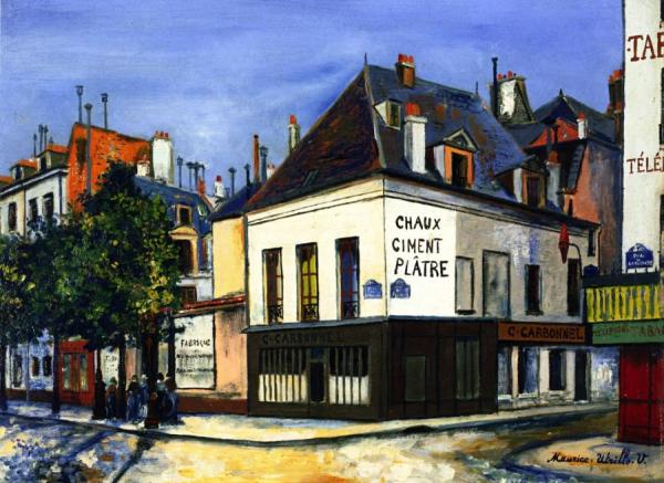 La Maison Carbonnel Quai De La Tournelle by Maurice Utrillo