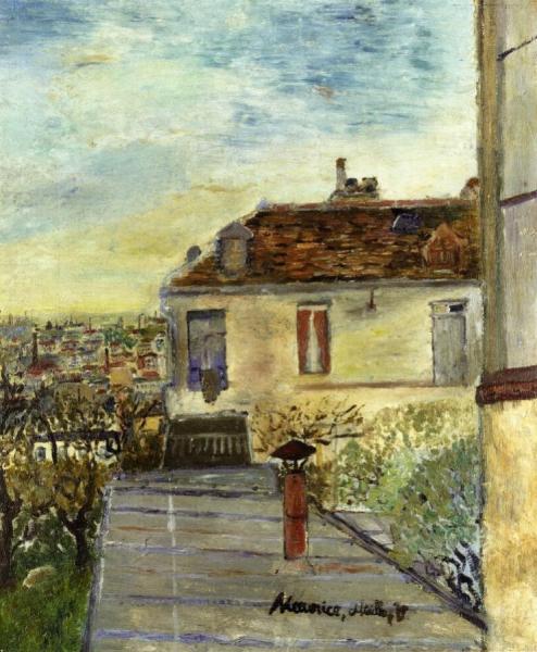 La Maison Chaudoin by Maurice Utrillo