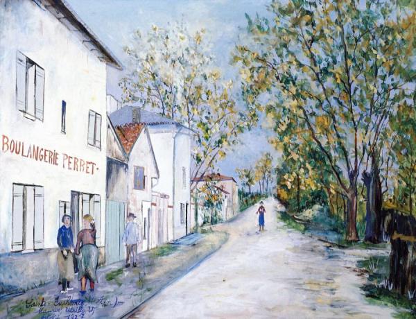 Landscape At Sainge-euphémie by Maurice Utrillo