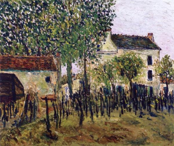 Landscape In Pierrefitte by Maurice Utrillo