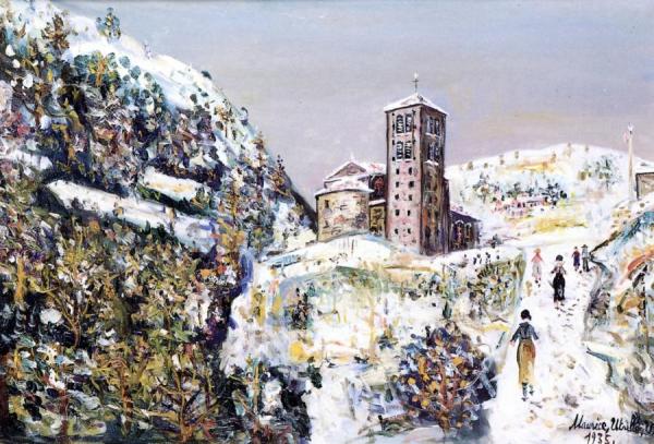 Landscape In The Snow by Maurice Utrillo