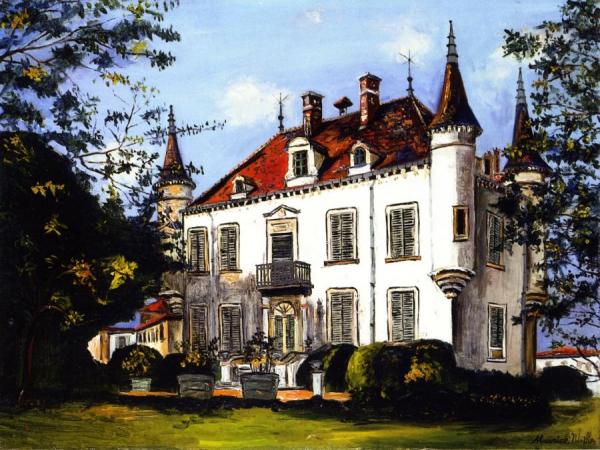 Le Château Aux Poivrières by Maurice Utrillo